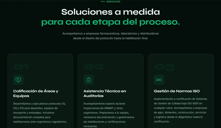 Portada del sitio de GreenGMP